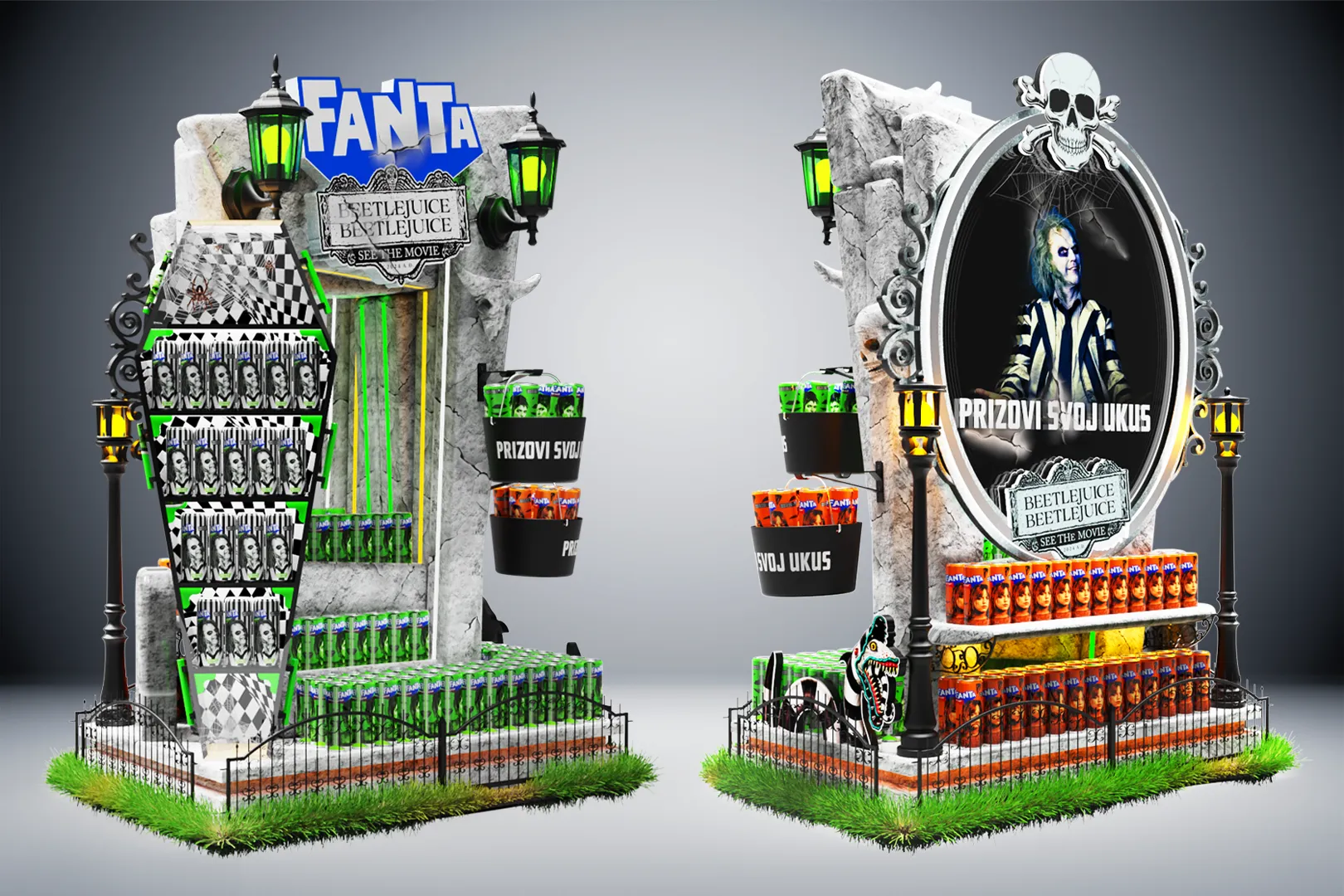 Fanta Beetlejuice 1x Pallet Display
