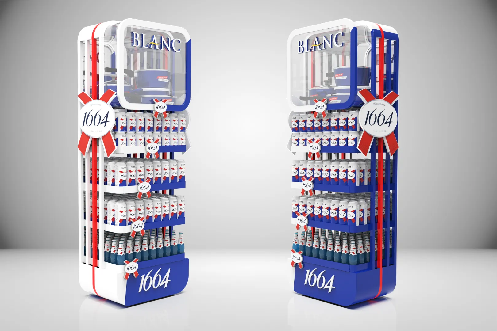 Blanc 60x40 metal rack